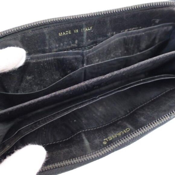 CHANEL Caviar Leather Zip around Long Wallet - Picture 10 of 15